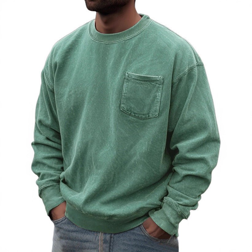 Men's Pullover Round Neck Long Sleeves Sweater | Luxury Home Accessories | Heulog Glow