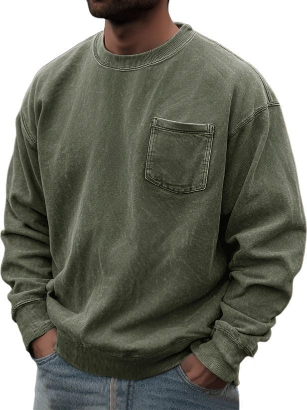 Men's Pullover Round Neck Long Sleeves Sweater | Luxury Home Accessories | Heulog Glow