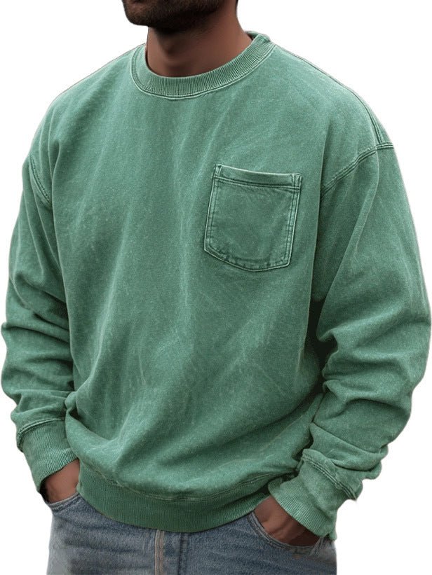 Men's Pullover Round Neck Long Sleeves Sweater | Luxury Home Accessories | Heulog Glow