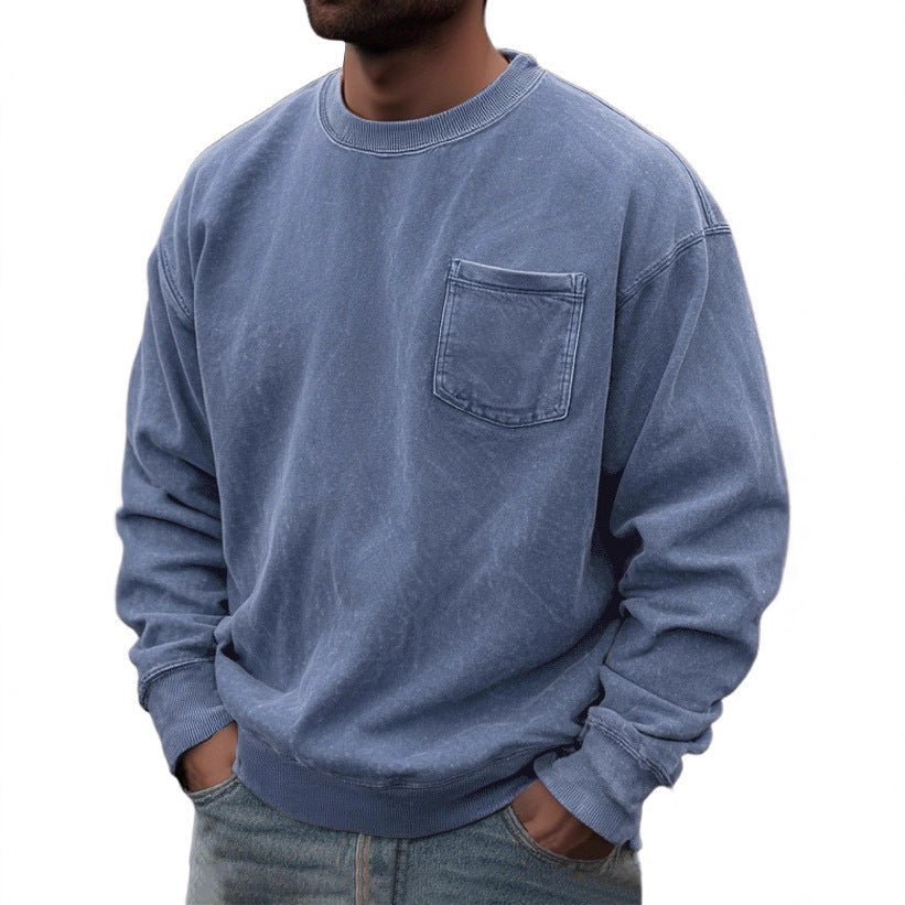 Men's Pullover Round Neck Long Sleeves Sweater | Luxury Home Accessories | Heulog Glow