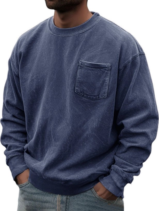 Men's Pullover Round Neck Long Sleeves Sweater | Luxury Home Accessories | Heulog Glow