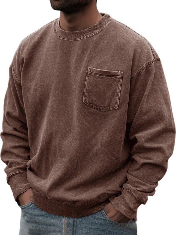 Men's Pullover Round Neck Long Sleeves Sweater | Luxury Home Accessories | Heulog Glow