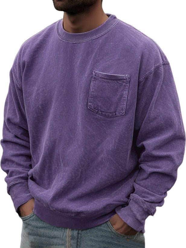 Men's Pullover Round Neck Long Sleeves Sweater | Luxury Home Accessories | Heulog Glow