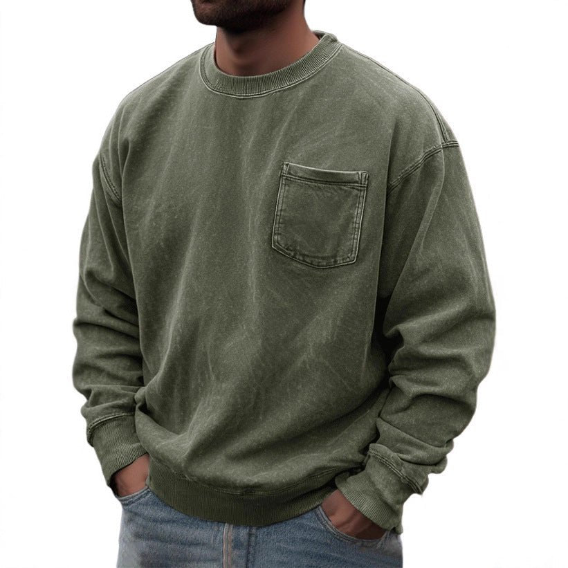 Men's Pullover Round Neck Long Sleeves Sweater | Luxury Home Accessories | Heulog Glow