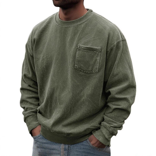 Men's Pullover Round Neck Long Sleeves Sweater | Luxury Home Accessories | Heulog Glow