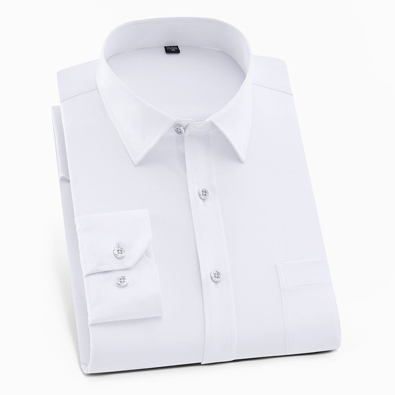 Men's Solid Color Square Collar Long-sleeved Shirt | Luxury Home Accessories | Heulog Glow