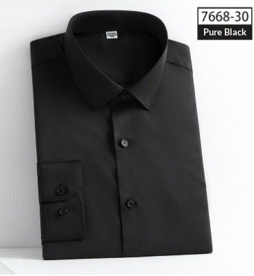 Men's Solid Color Square Collar Long-sleeved Shirt | Luxury Home Accessories | Heulog Glow