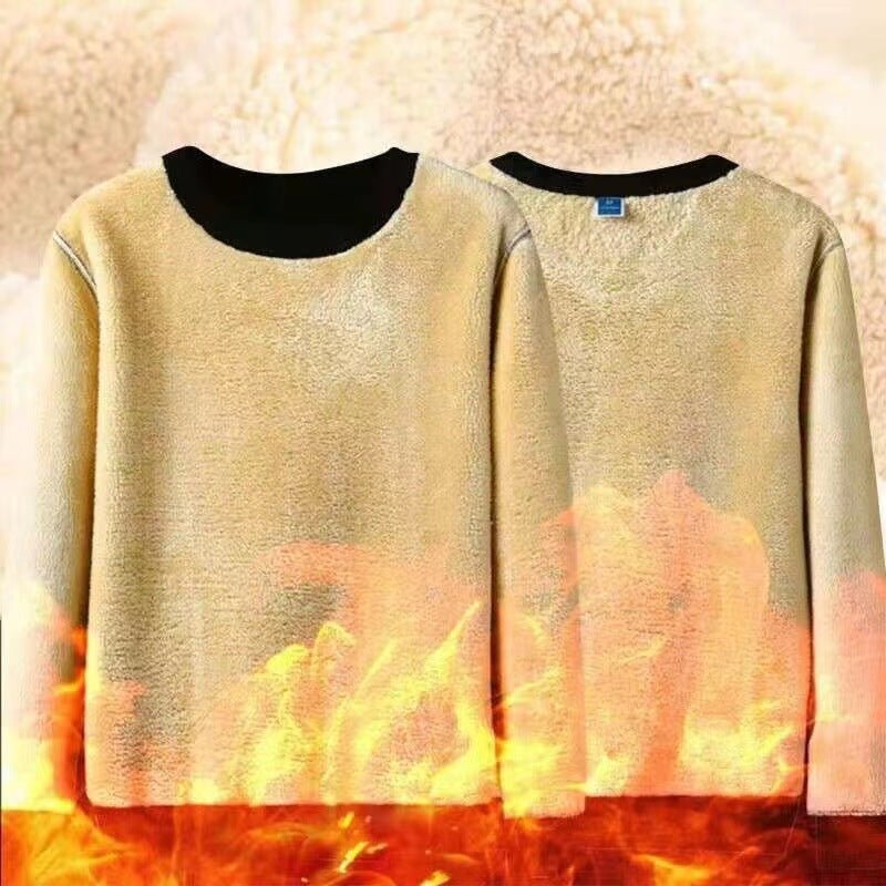 Men's Sweater Warm Berber Fleece Fleece-lined Thickened | Luxury Home Accessories | Heulog Glow