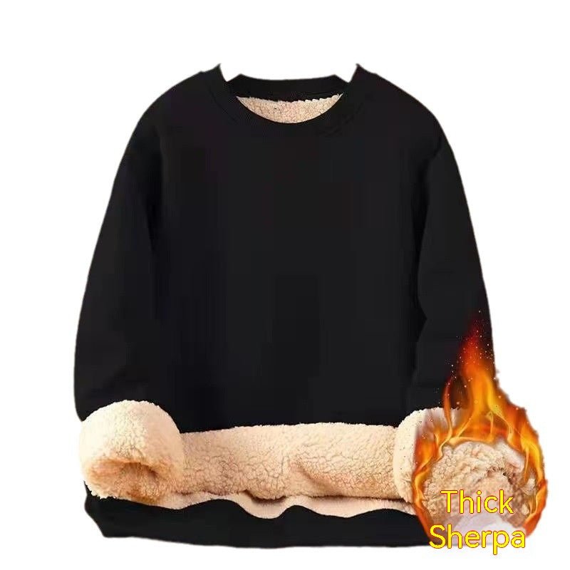 Men's Sweater Warm Berber Fleece Fleece-lined Thickened | Luxury Home Accessories | Heulog Glow