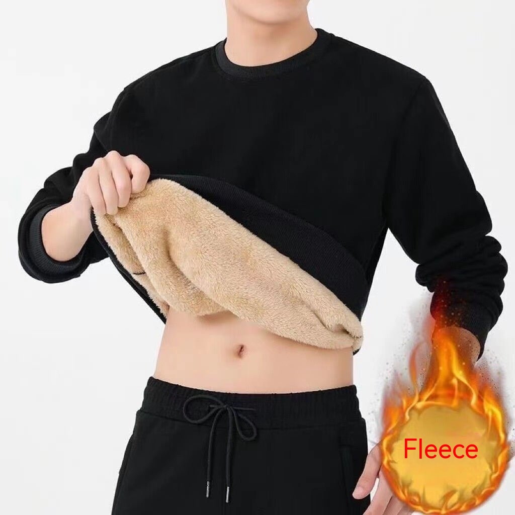 Men's Sweater Warm Berber Fleece Fleece-lined Thickened | Luxury Home Accessories | Heulog Glow