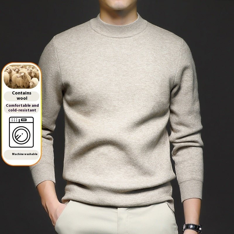 Men's Sweater Worsted Sweater Knitted Long Sleeve | Luxury Home Accessories | Heulog Glow