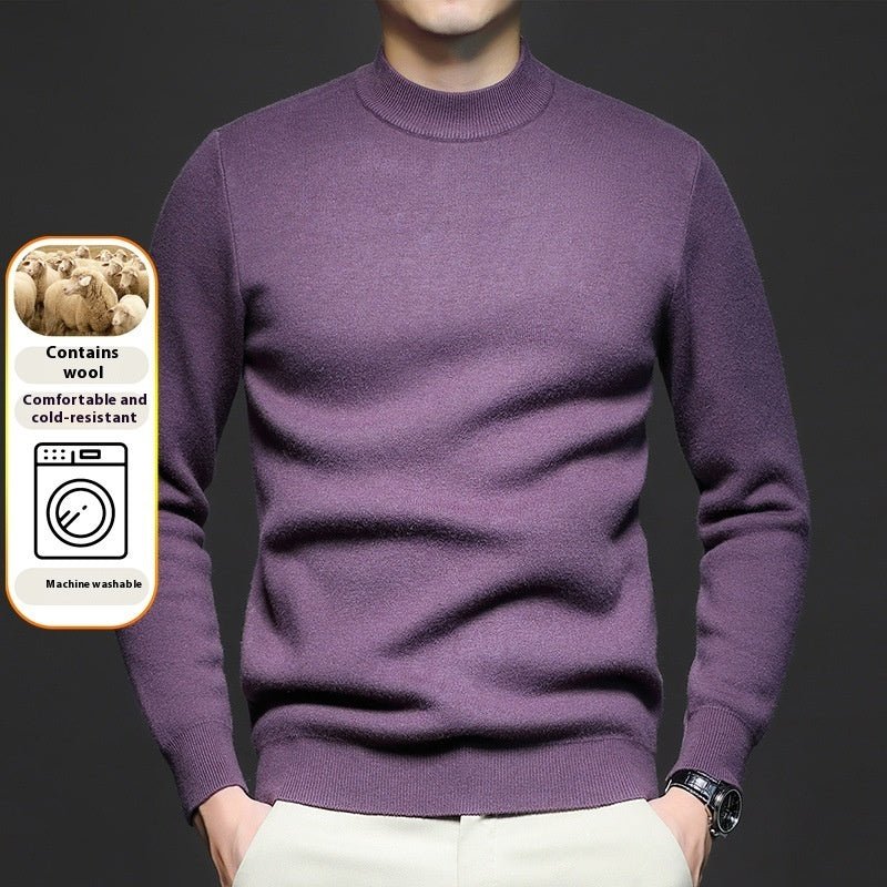 Men's Sweater Worsted Sweater Knitted Long Sleeve | Luxury Home Accessories | Heulog Glow