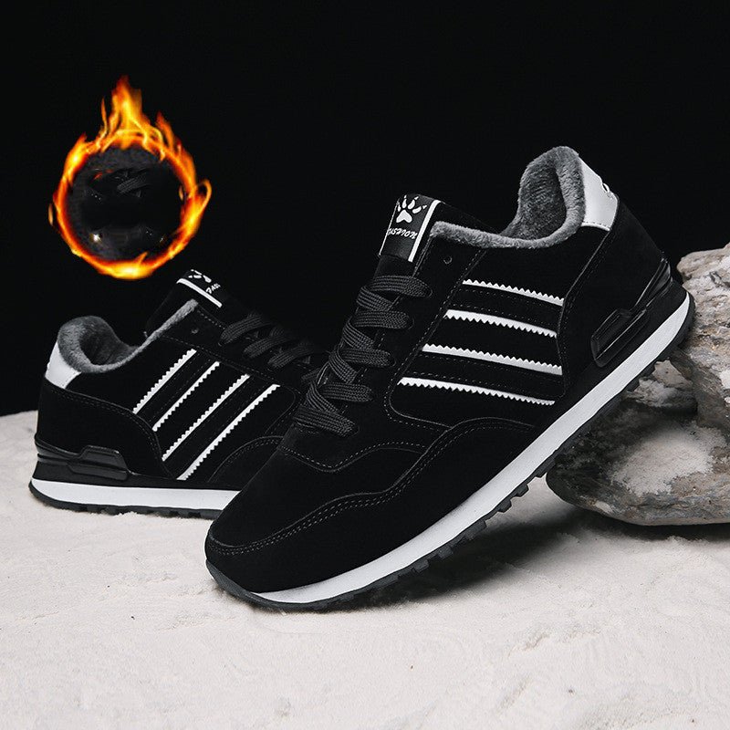 Men's Tide Plus Velvet Mesh Breathable Travel Running Shoes | Luxury Home Accessories | Heulog Glow