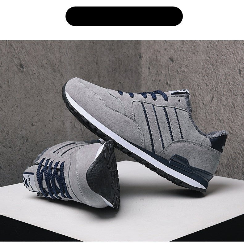 Men's Tide Plus Velvet Mesh Breathable Travel Running Shoes | Luxury Home Accessories | Heulog Glow