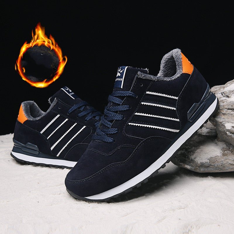 Men's Tide Plus Velvet Mesh Breathable Travel Running Shoes | Luxury Home Accessories | Heulog Glow