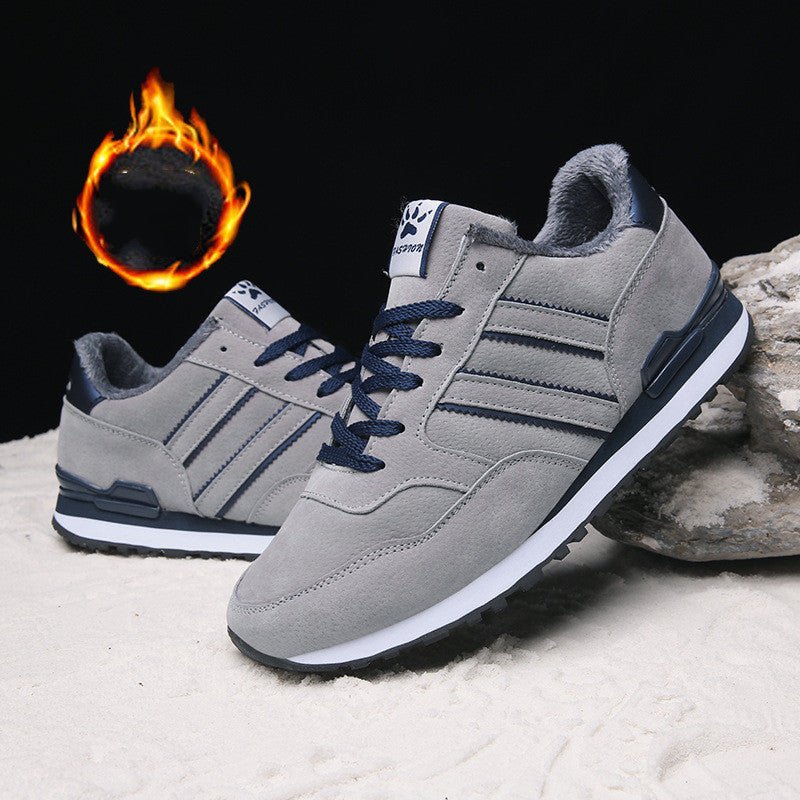Men's Tide Plus Velvet Mesh Breathable Travel Running Shoes | Luxury Home Accessories | Heulog Glow