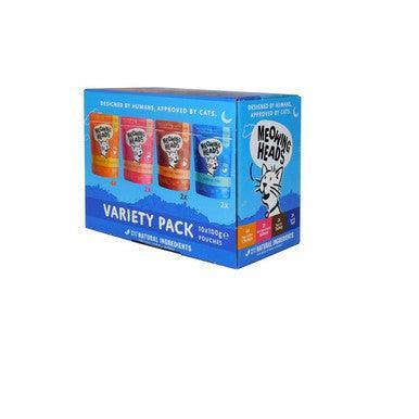 Meowing Heads Variety Pack 10 x 100g | Luxury Home Accessories | Heulog Glow