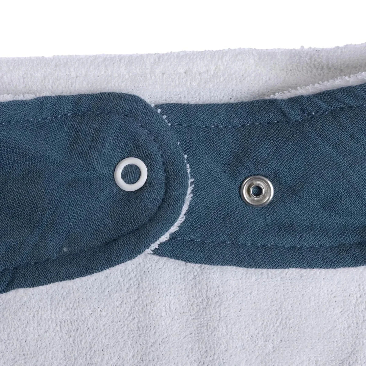 Messy Duck Bandana Baby Bib Pack of 2 - Terracotta & Deep Navy | Luxury Home Accessories | Heulog Glow