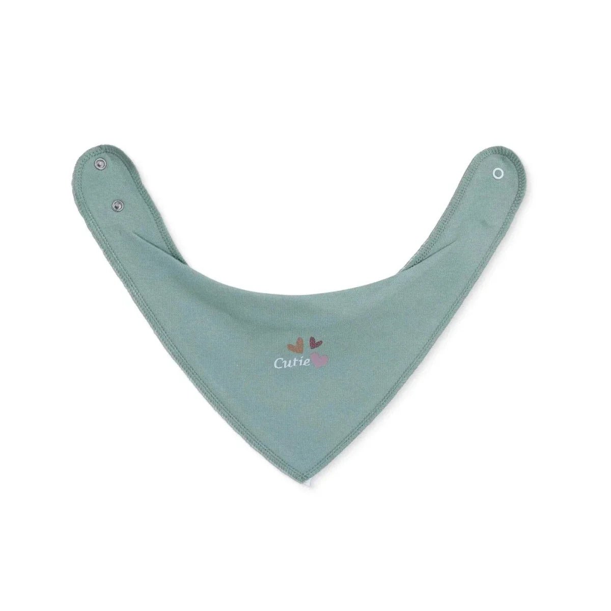 Messy Duck Bandana Baby Bibs Pack of 2 - Little Hearts | Luxury Home Accessories | Heulog Glow