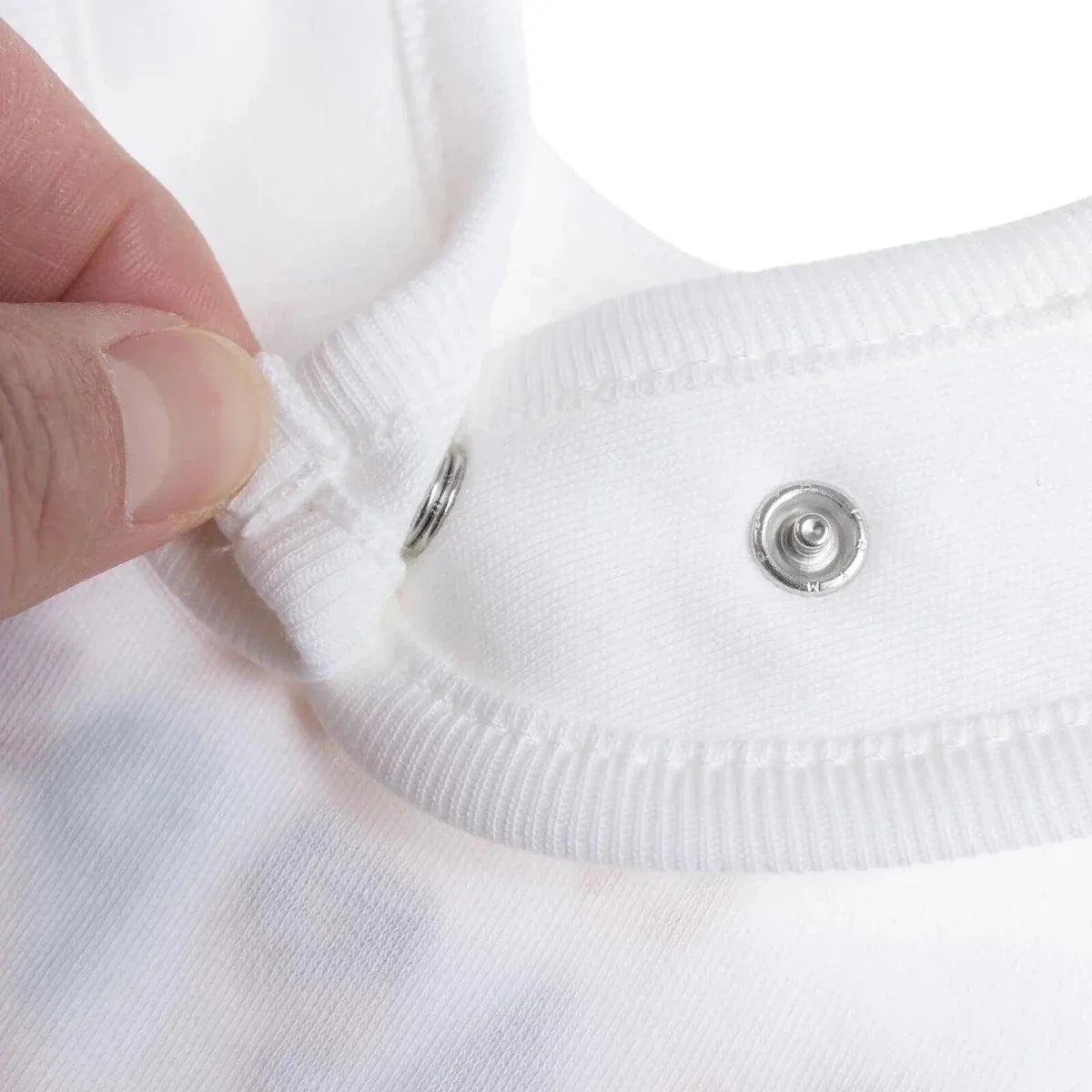 Messy Duck Embroidered Cotton Baby Bib Pack of 2 - Happy | Luxury Home Accessories | Heulog Glow