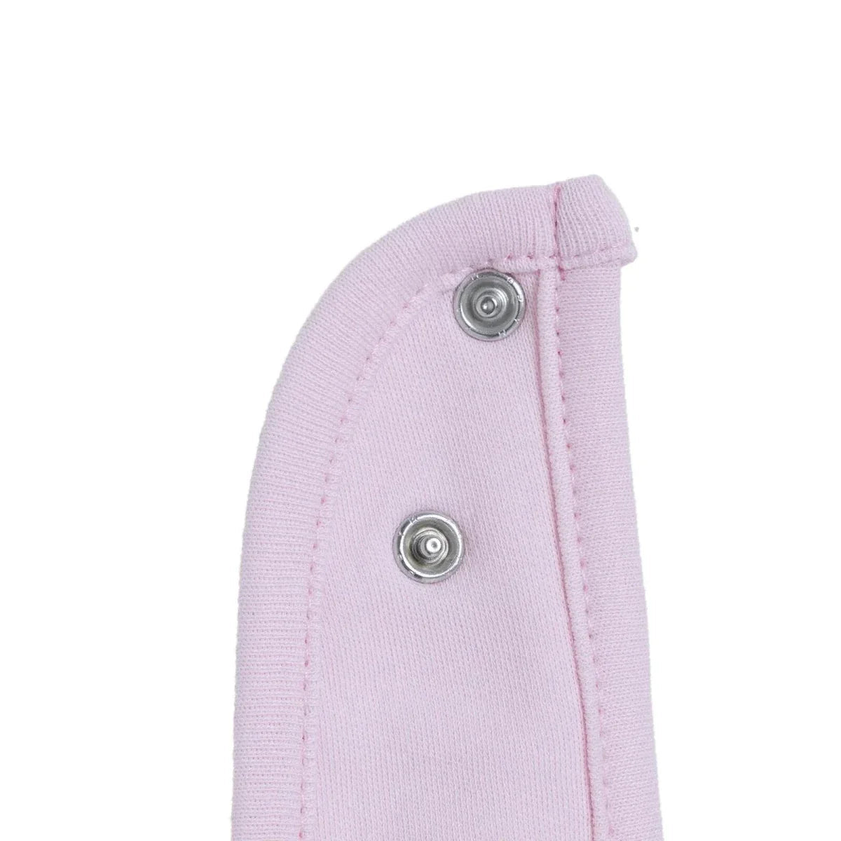 Messy Duck Embroidered Cotton Baby Bib with Ears - Pink | Luxury Home Accessories | Heulog Glow