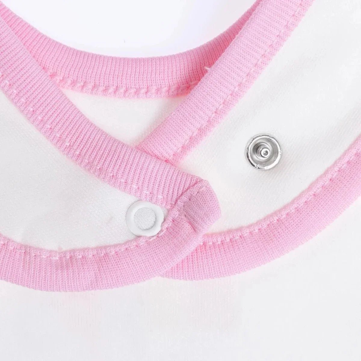 Messy Duck Printed Cotton Baby Bib Pack of 5 - Pink | Luxury Home Accessories | Heulog Glow