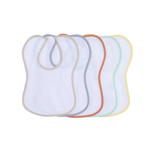 Messy Duck Waterproof Baby Bib Pack of 5 | Luxury Home Accessories | Heulog Glow