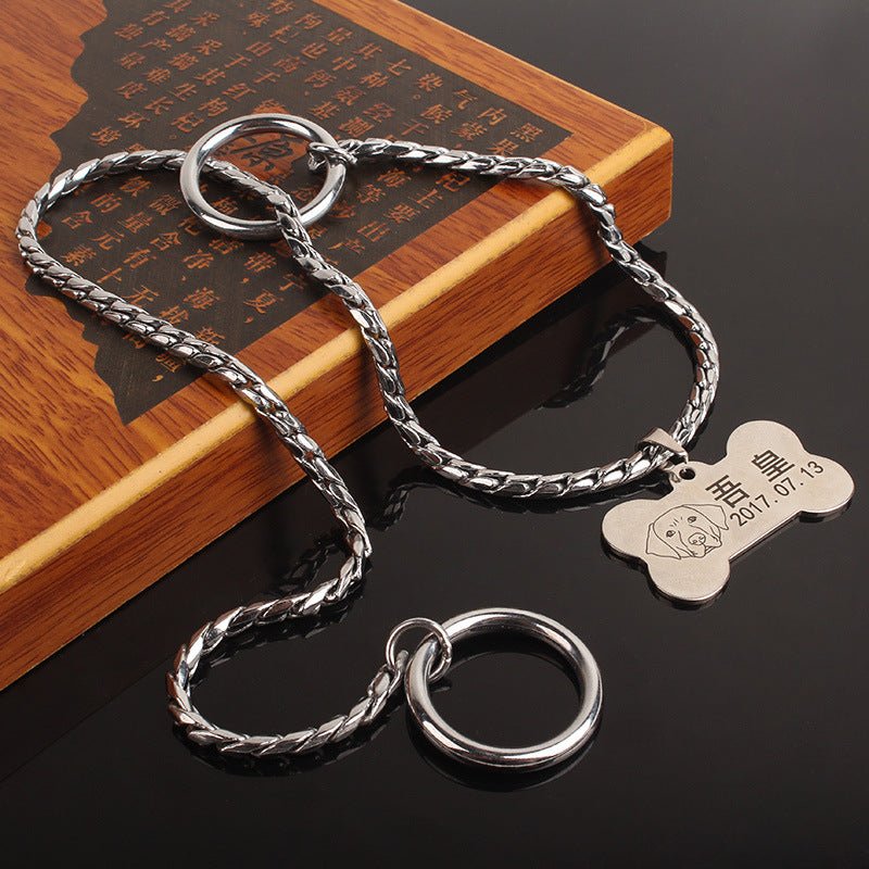 Metal dog collar | Luxury Home Accessories | Heulog Glow