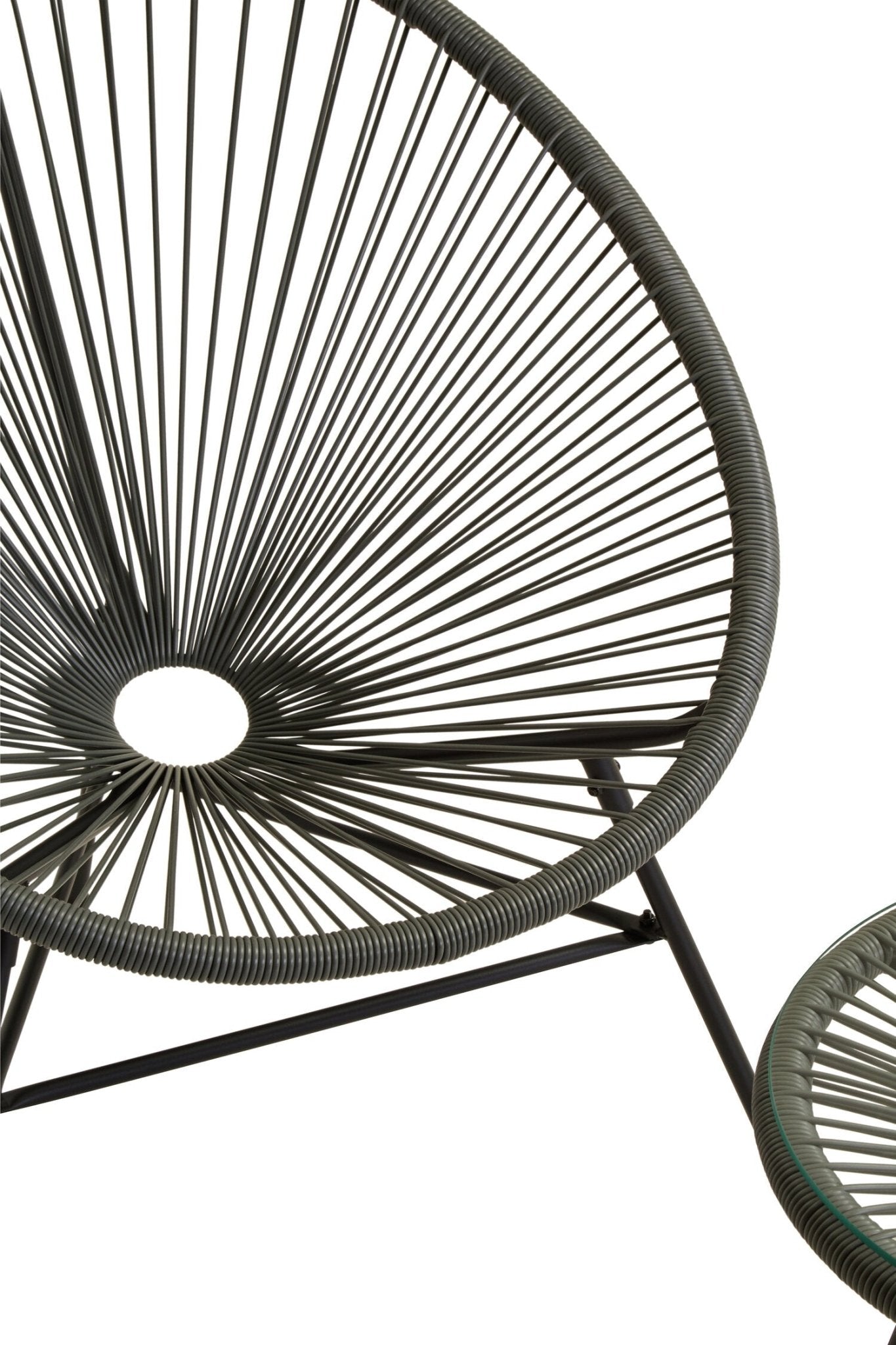 Miami Grey 3 Piece Rattan Patio Set | Luxury Home Accessories | Heulog Glow