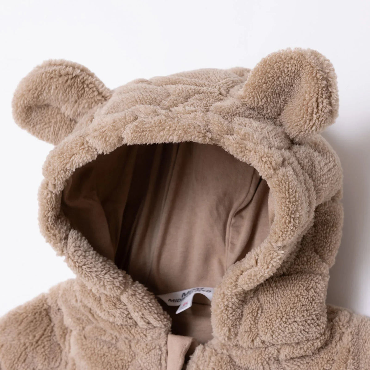 Midimod Newborn Welsoft Footless Jumpsuit - Beige | Luxury Home Accessories | Heulog Glow