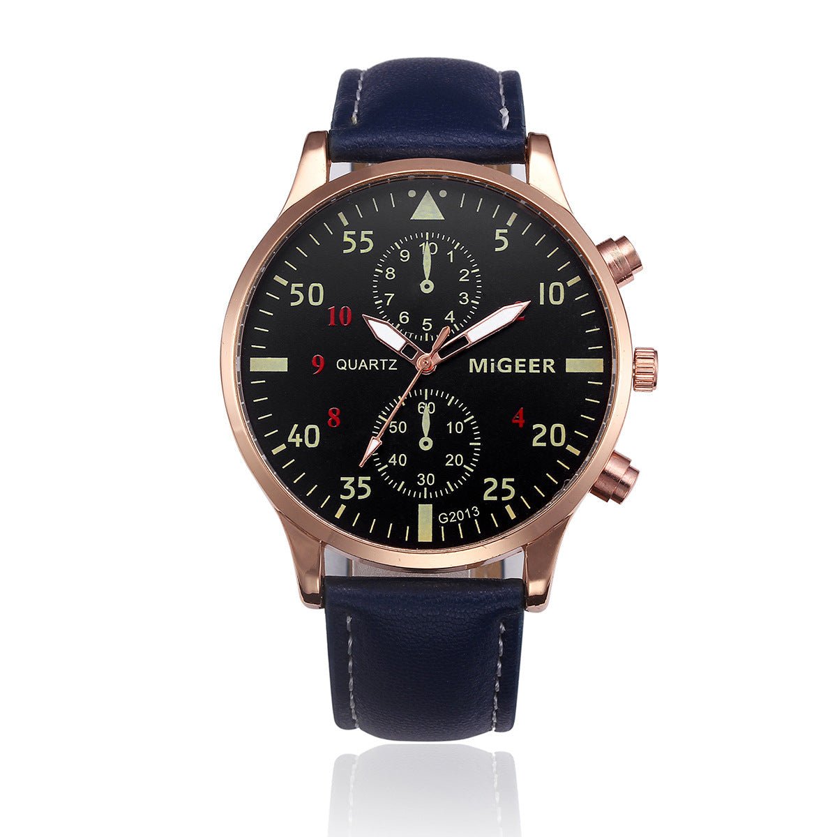 MIGEER Retro Design Men Watches Casual PU Leather Band Analog Alloy Quartz Wrist Watch Relogio masculino montre homme Clock New | Luxury Home Accessories | Heulog Glow