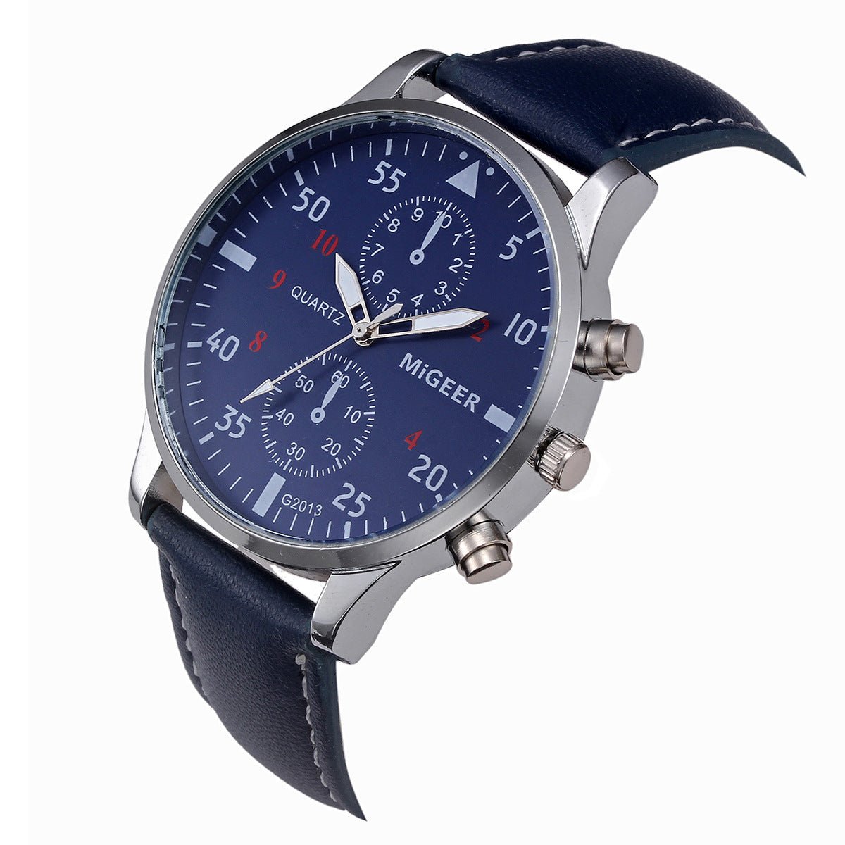 MIGEER Retro Design Men Watches Casual PU Leather Band Analog Alloy Quartz Wrist Watch Relogio masculino montre homme Clock New | Luxury Home Accessories | Heulog Glow