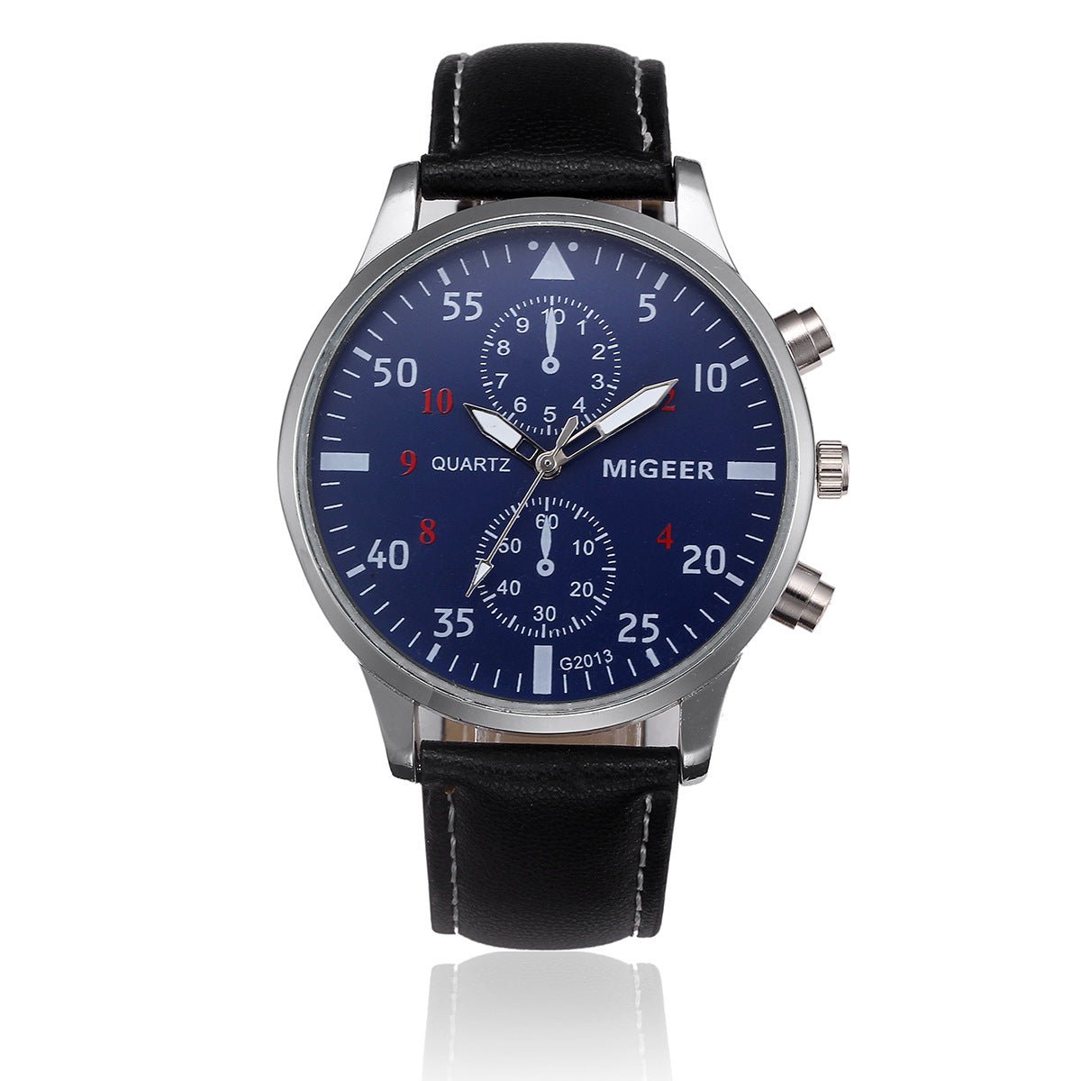 MIGEER Retro Design Men Watches Casual PU Leather Band Analog Alloy Quartz Wrist Watch Relogio masculino montre homme Clock New | Luxury Home Accessories | Heulog Glow