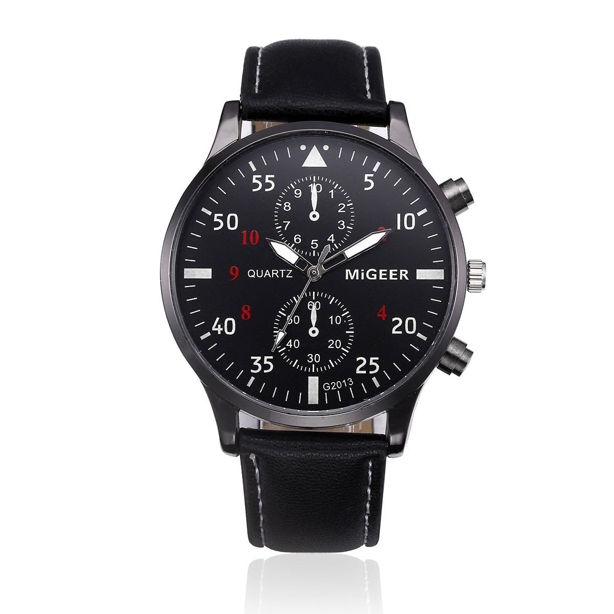 MIGEER Retro Design Men Watches Casual PU Leather Band Analog Alloy Quartz Wrist Watch Relogio masculino montre homme Clock New | Luxury Home Accessories | Heulog Glow