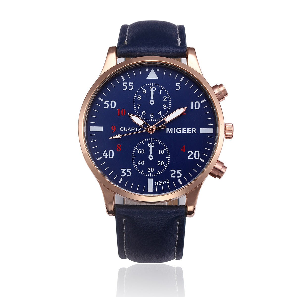 MIGEER Retro Design Men Watches Casual PU Leather Band Analog Alloy Quartz Wrist Watch Relogio masculino montre homme Clock New | Luxury Home Accessories | Heulog Glow