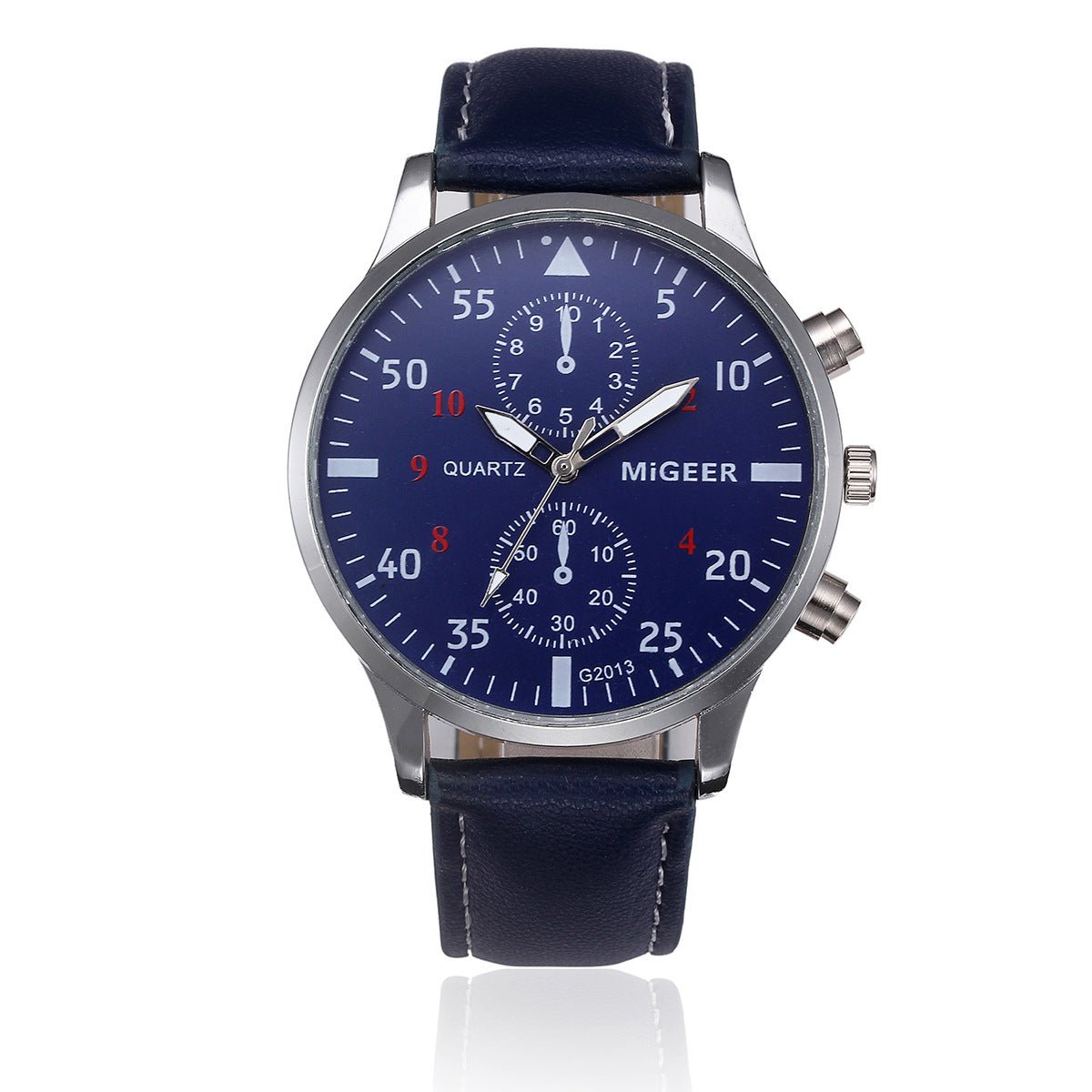 MIGEER Retro Design Men Watches Casual PU Leather Band Analog Alloy Quartz Wrist Watch Relogio masculino montre homme Clock New | Luxury Home Accessories | Heulog Glow
