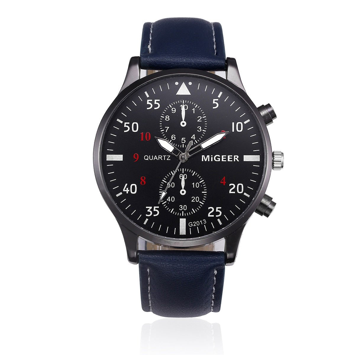 MIGEER Retro Design Men Watches Casual PU Leather Band Analog Alloy Quartz Wrist Watch Relogio masculino montre homme Clock New | Luxury Home Accessories | Heulog Glow