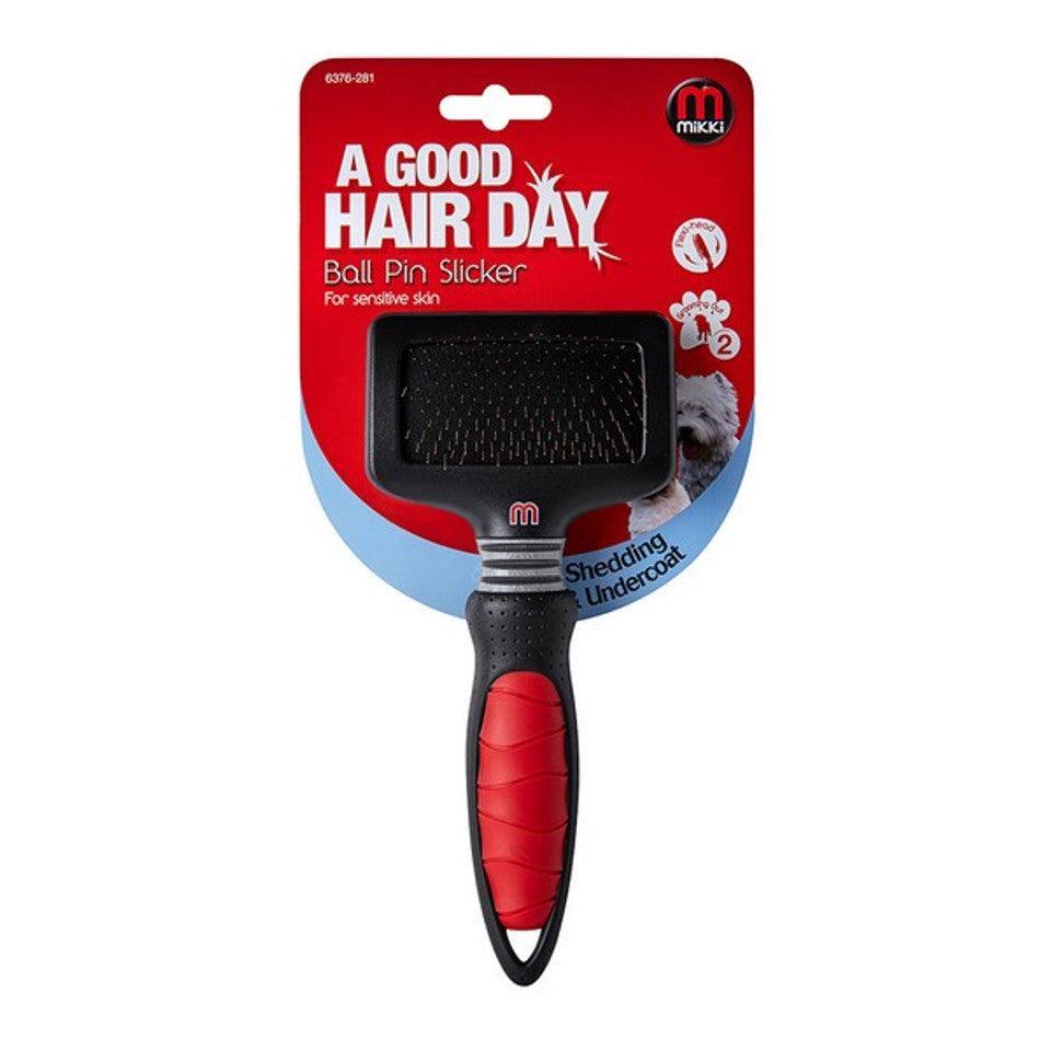 Mikki Ball Pin Slicker Brush Cat/Dog Small | Luxury Home Accessories | Heulog Glow