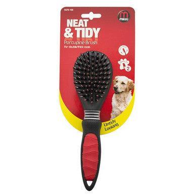 Mikki Porcupine Brush For Double/Thick Coats | Luxury Home Accessories | Heulog Glow