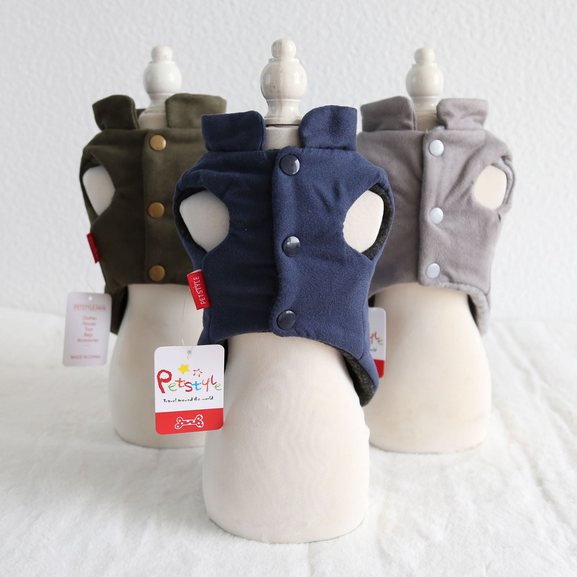 Military Badge Velvet Vest Pet Clothes | Luxury Home Accessories | Heulog Glow