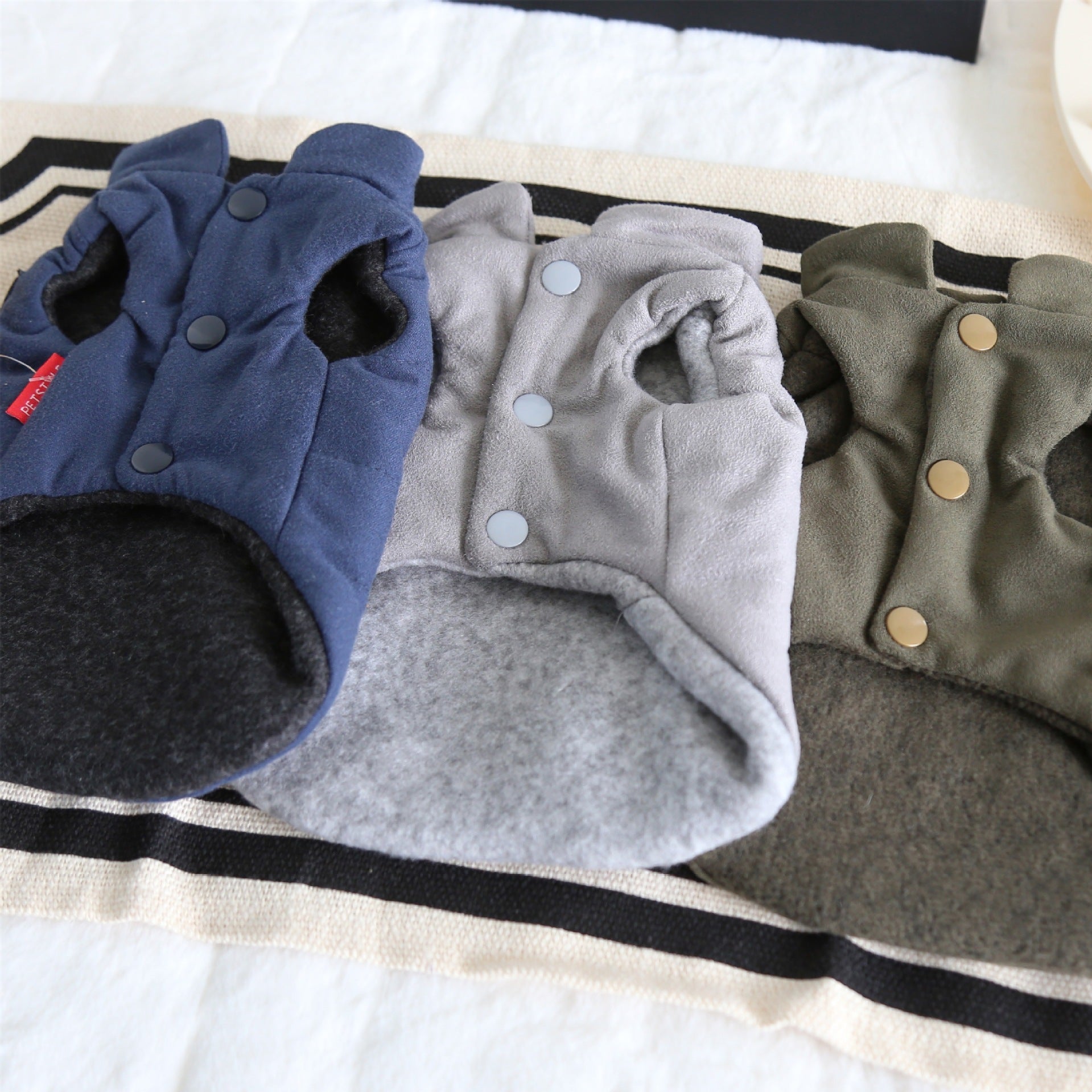 Military Badge Velvet Vest Pet Clothes | Luxury Home Accessories | Heulog Glow