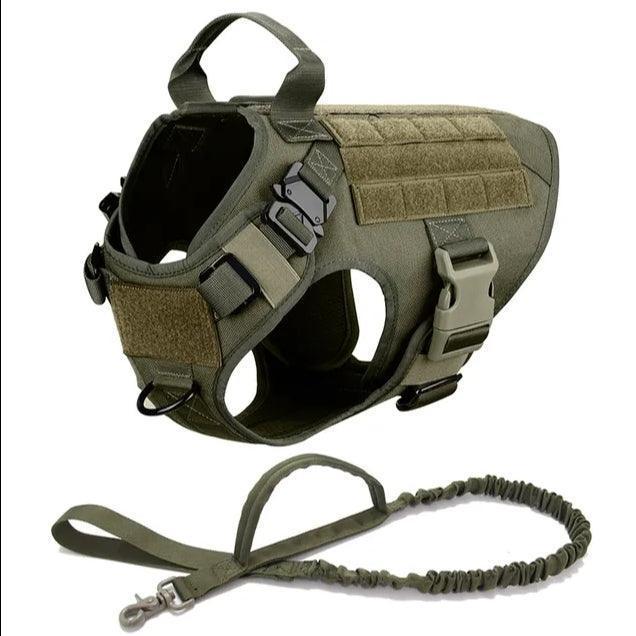 Military Grade Tactical Dog Harness Set | Luxury Home Accessories | Heulog Glow