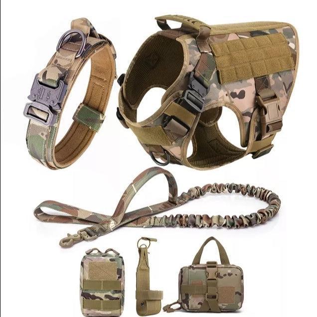 Military Grade Tactical Dog Harness Set | Luxury Home Accessories | Heulog Glow