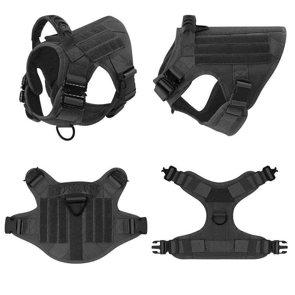 Military Grade Tactical Dog Harness Set | Luxury Home Accessories | Heulog Glow