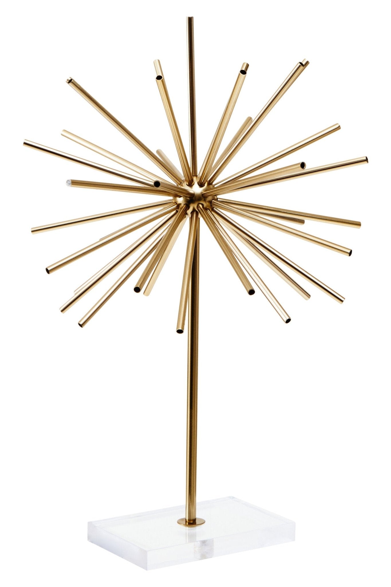 Milton Metal Sculpture on Acrylic Stand | Luxury Home Accessories | Heulog Glow