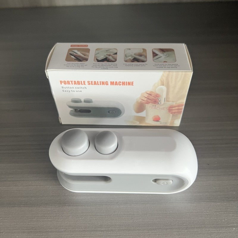 Mini 2 In 1 Sealer Heat Sealer Bag Opening Machine For Snacks Home USB Sealer Vacuum Sealer Snacks Plastic Bag Heat Sealer | Luxury Home Accessories | Heulog Glow