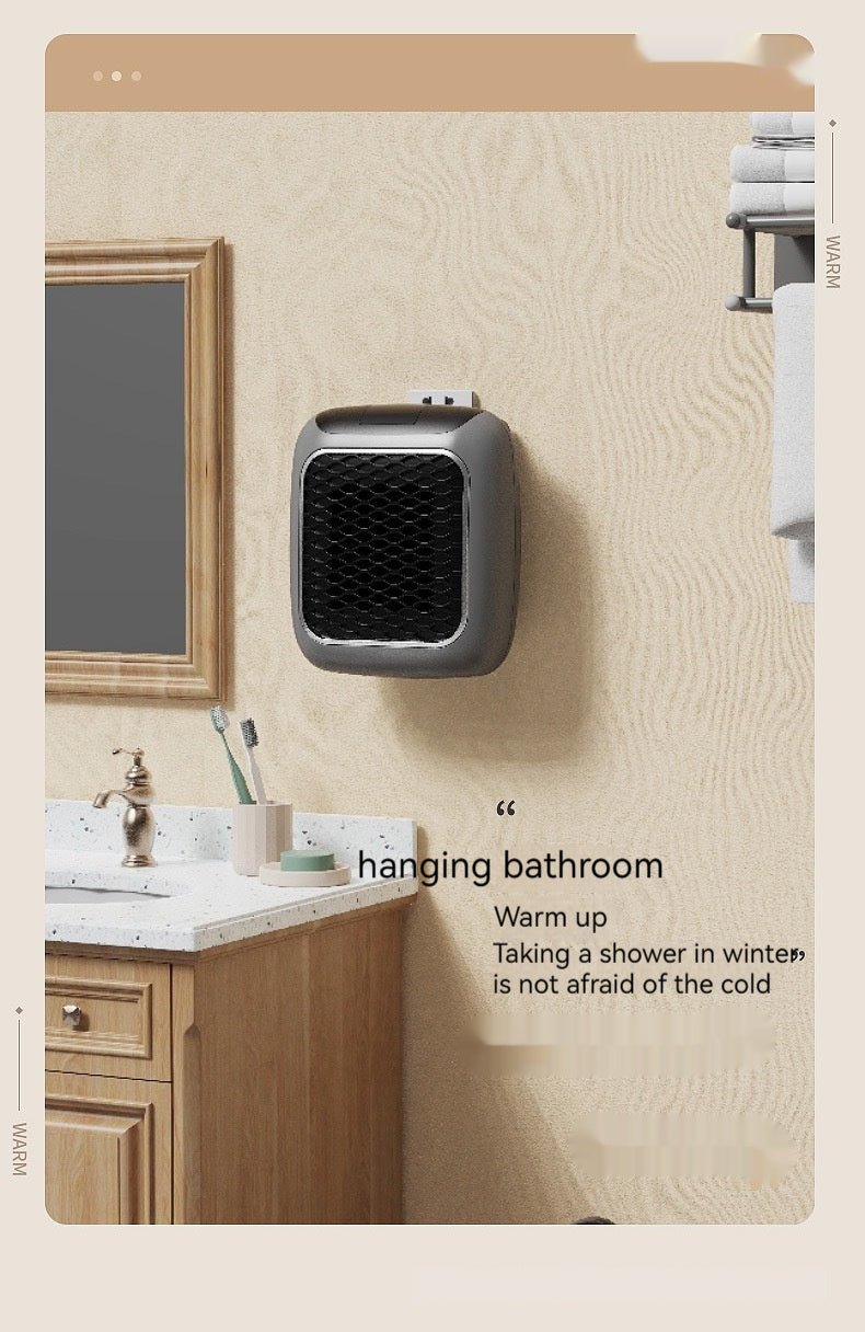 Mini Fan Heater Wall-mounted Dormitory Warm Artifact | Luxury Home Accessories | Heulog Glow