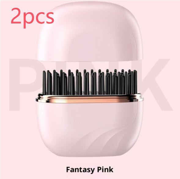 Mini Hair Straightening Comb Wireless Charging Portable Multifunctional Hair Care Not Hurt Hair Styling Comb Hair Straightener | Luxury Home Accessories | Heulog Glow