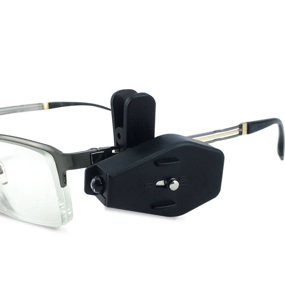 Mini LED Flashlight Glasses Light Adjustable LED Light New Eyeglass Clip Light | Luxury Home Accessories | Heulog Glow