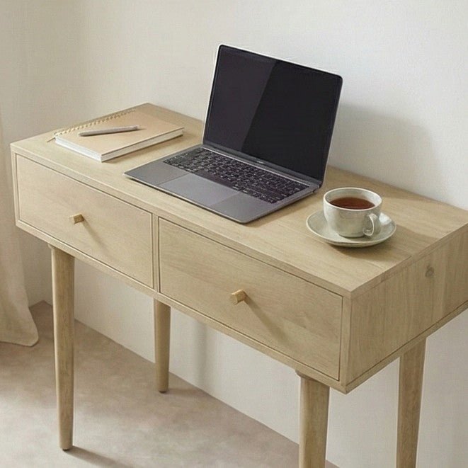 Minimalist Mango Oslo Console, Dressing Table, and Desk | Luxury Home Accessories | Heulog Glow